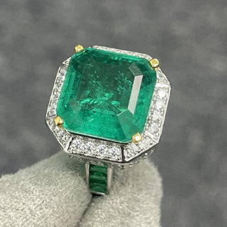 Billionaire Emerald Ring